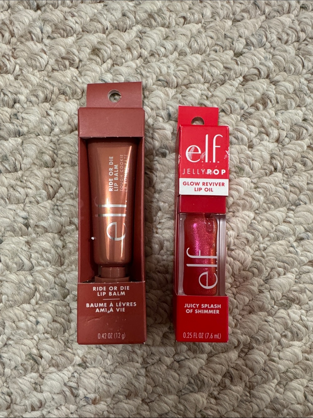 ELF Cosmetics Lip Balm and Lip Oil